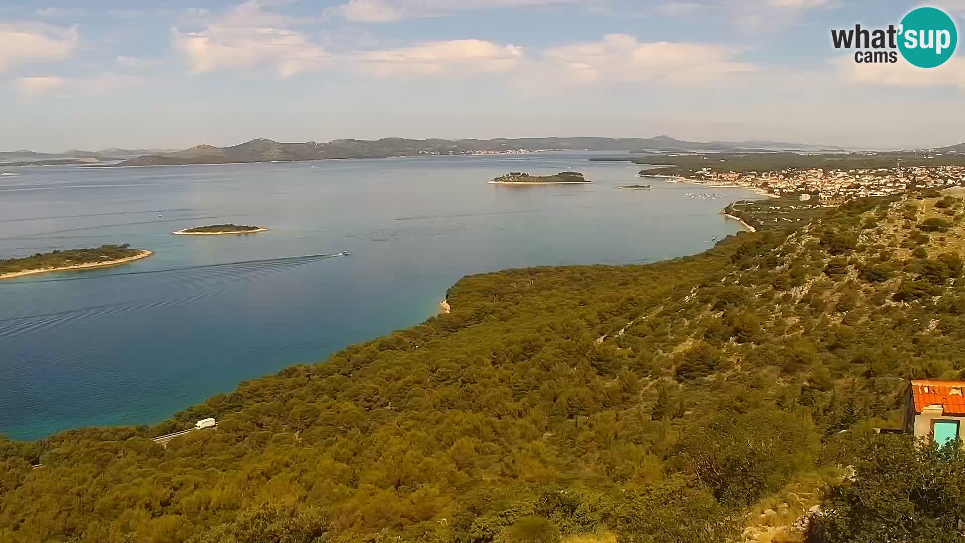 Livecam Pakoštane – Drage – Kornati – Vransko Jezero