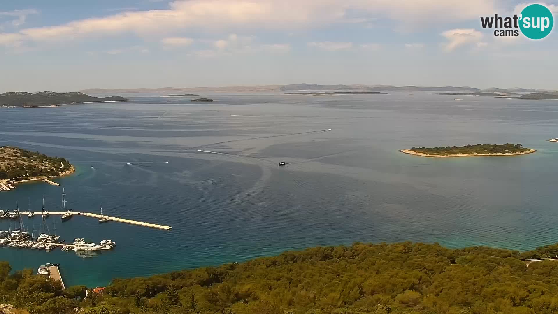 Livecam Pakoštane – Drage – Kornati – Vransko Jezero
