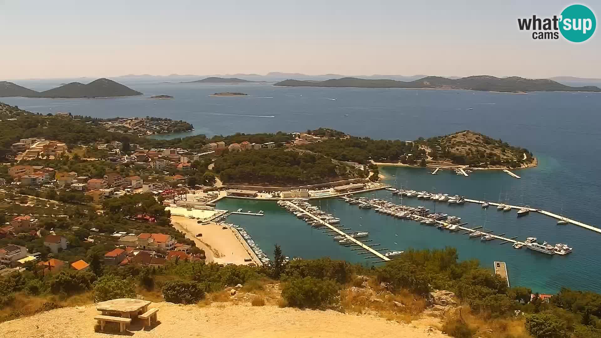 Webcam Pakoštane – Drage – Kornati – Vransko Jezero