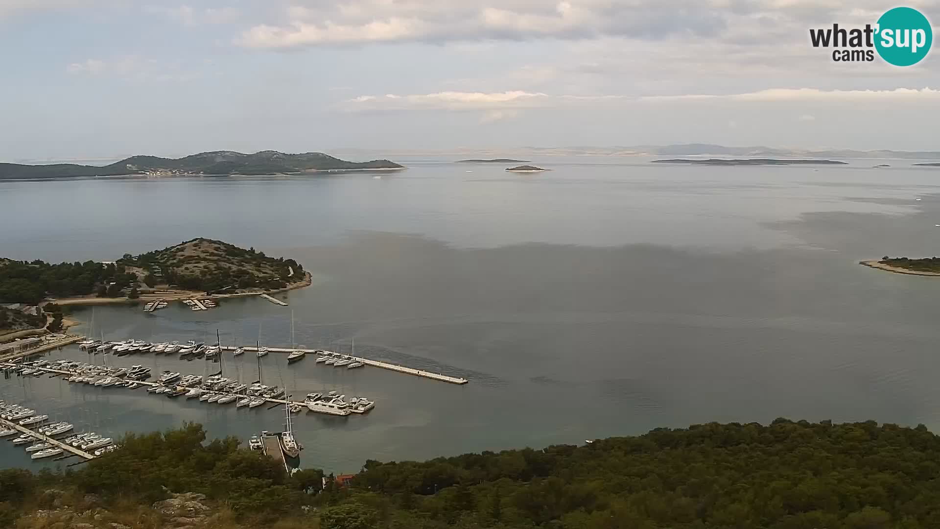 Webcam Pakoštane – Drage – Kornati – Vransko Jezero
