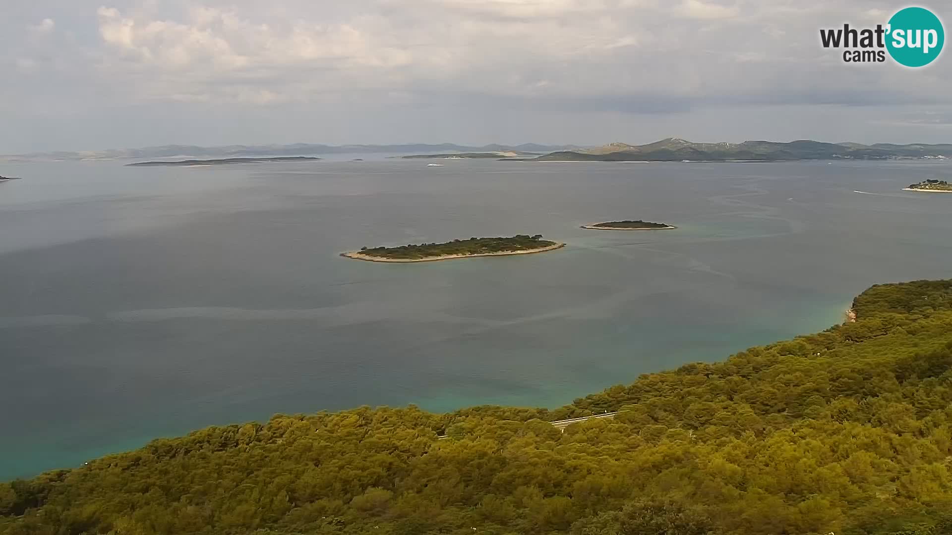 Webcam Pakoštane – Drage – Kornati – Vransko Jezero