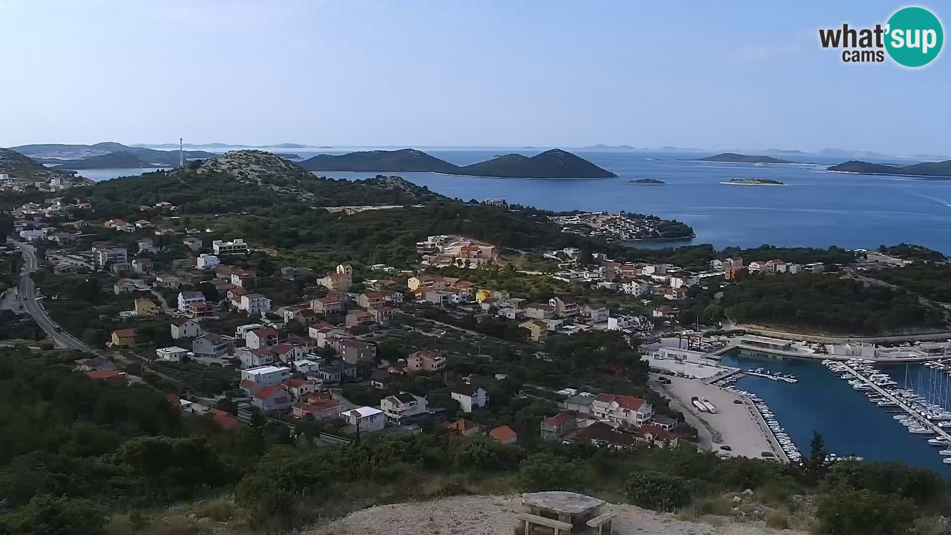 Webcam Pakoštane – Drage – Kornati – Vransko Jezero