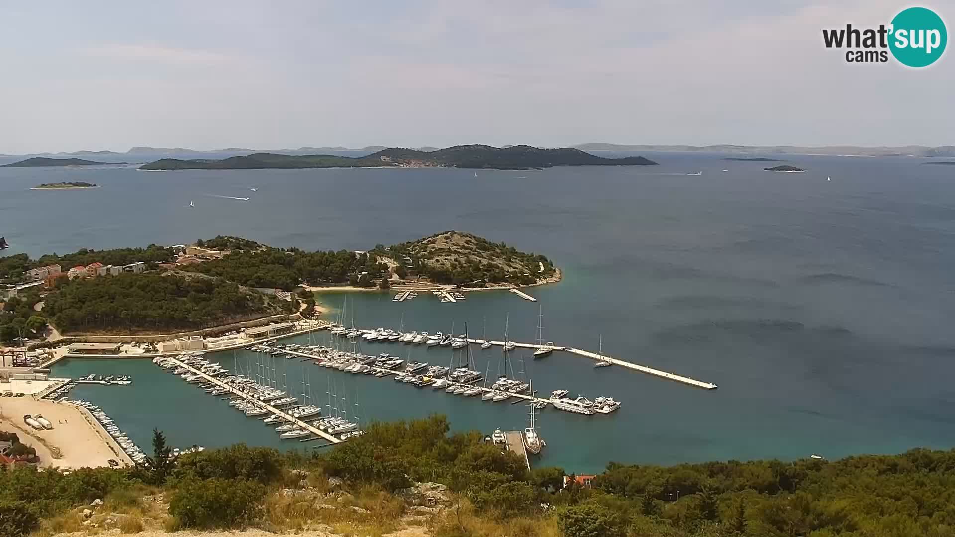 Webcam Pakoštane – Drage – Kornati – Vransko Jezero