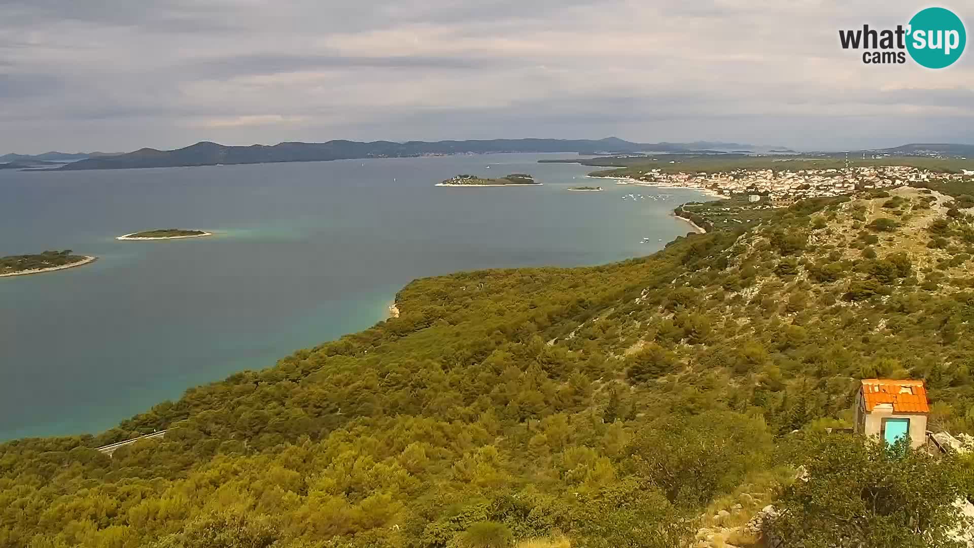 Webcam Pakoštane – Drage – Kornati – Vransko Jezero