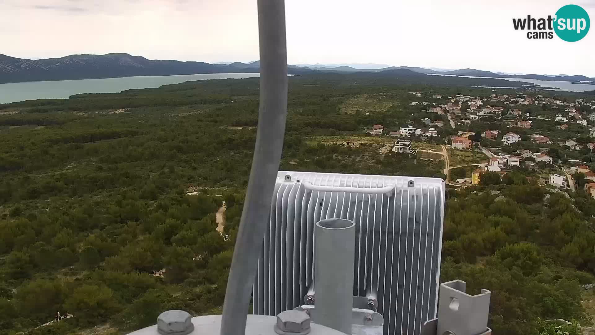 Spletna kamera Pakoštane – Drage – Kornati – Vransko Jezero