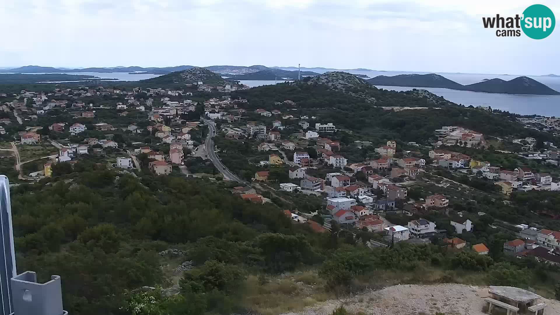 Spletna kamera Pakoštane – Drage – Kornati – Vransko Jezero