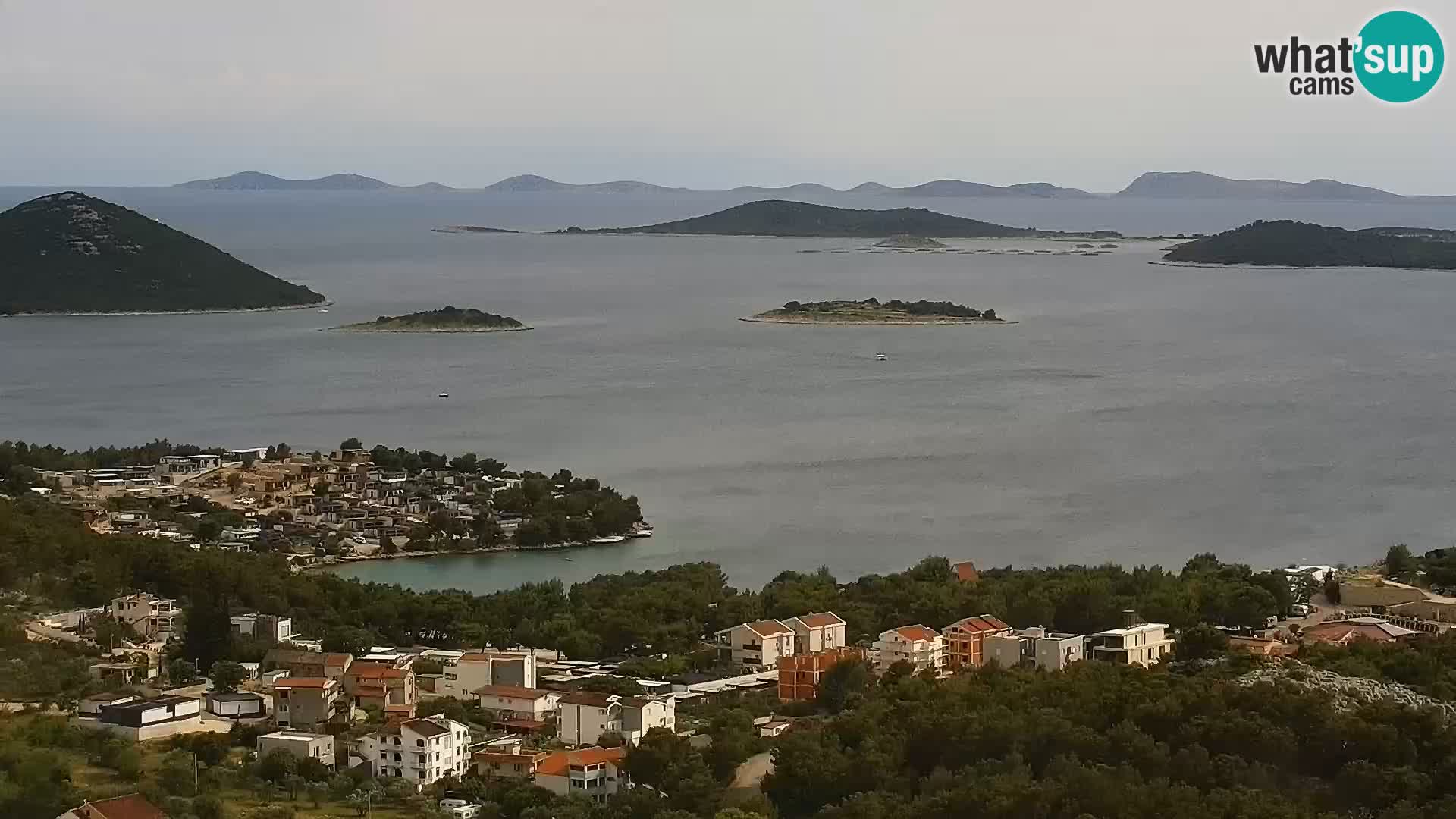 Webcam Pakoštane – Drage – Kornati – Vransko Jezero