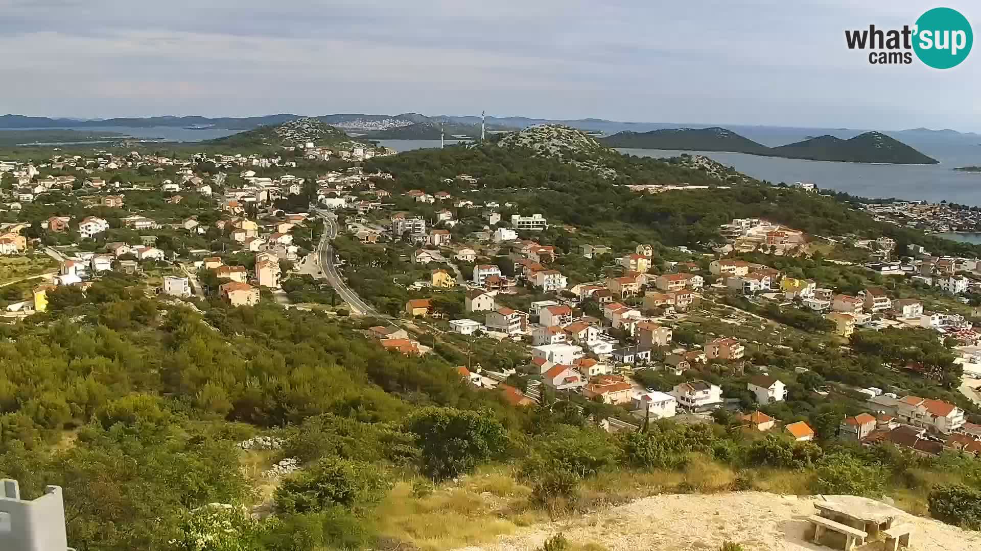 Webcam Pakoštane – Drage – Kornati – Vransko Jezero