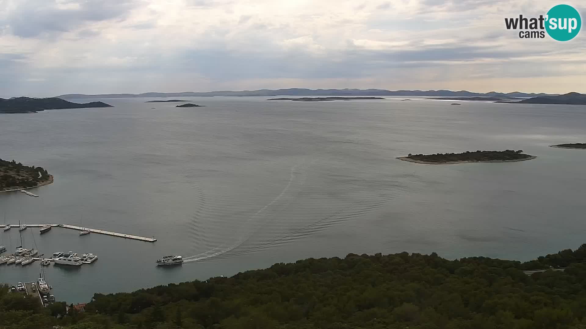 Webcam Pakoštane – Drage – Kornati – Vransko Jezero
