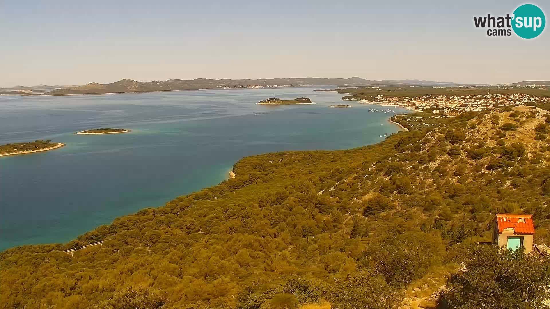 Webcam Pakoštane – Drage – Kornati – Vransko Jezero