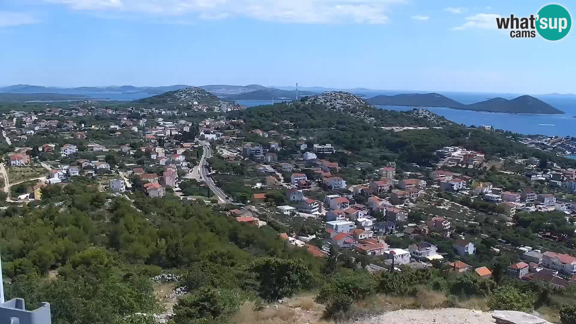 Spletna kamera Pakoštane – Drage – Kornati – Vransko Jezero