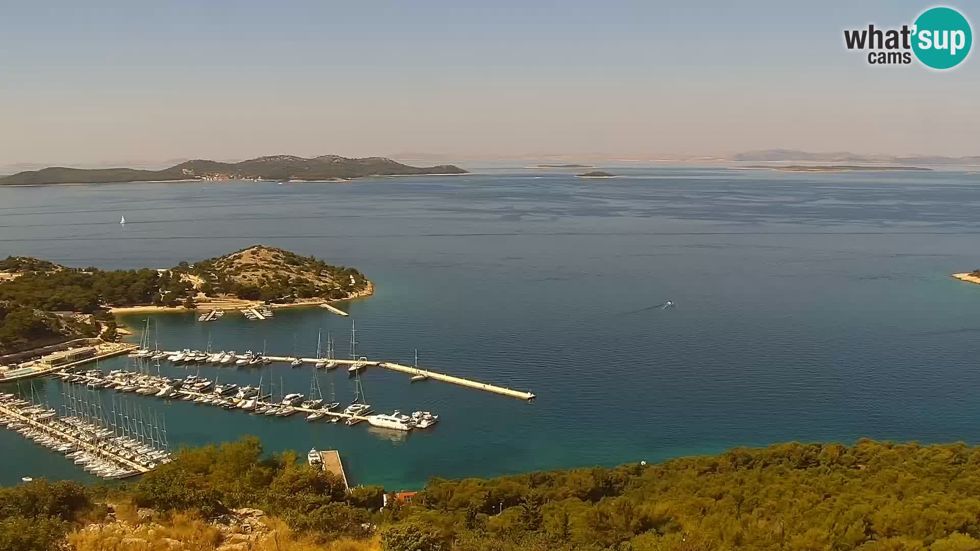 Webcam Pakoštane – Drage – Kornati – Vransko Jezero