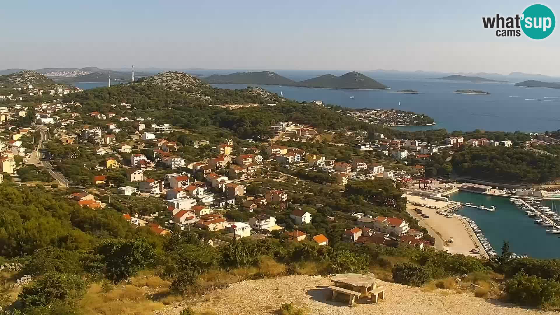 Webcam Pakoštane – Drage – Kornati – Vransko Jezero