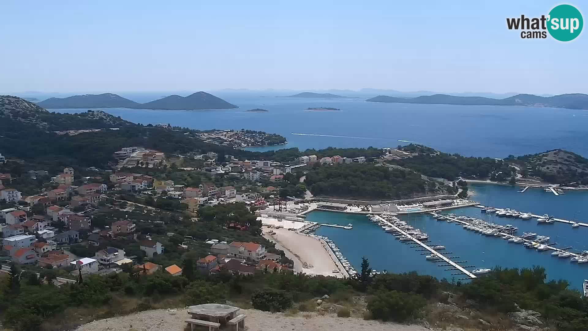 Webcam Pakoštane – Drage – Kornati – Vransko Jezero