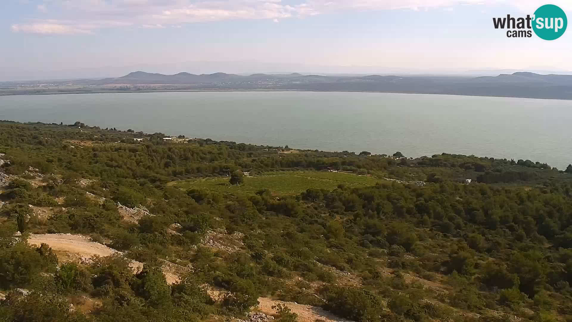 Spletna kamera Pakoštane – Drage – Kornati – Vransko Jezero