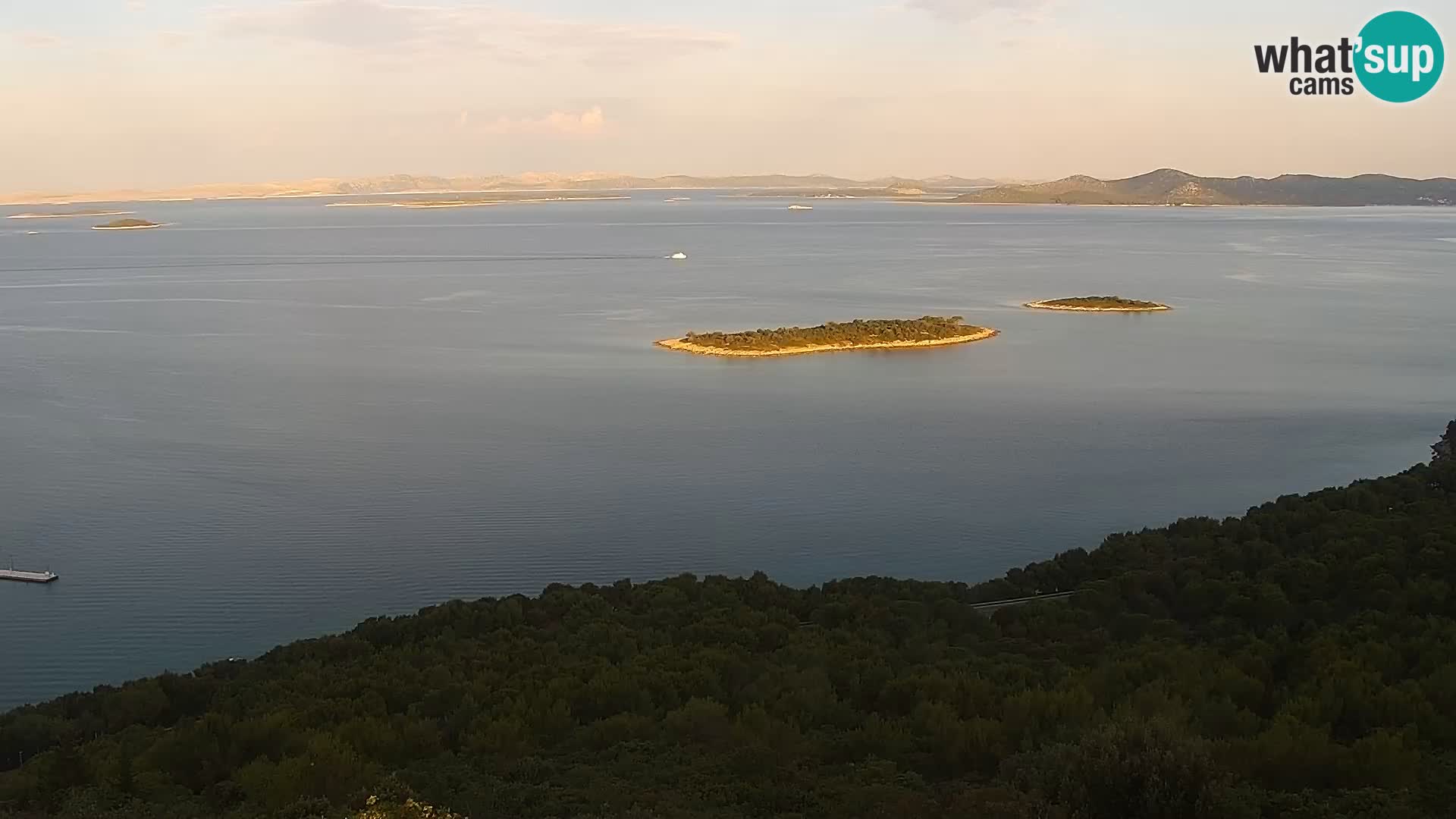 Livecam Pakoštane – Drage – Kornati – Vransko Jezero