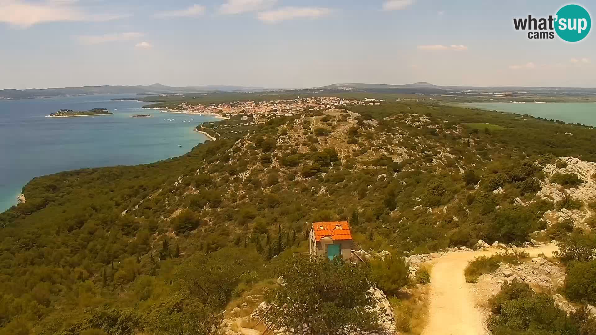 Webcam Pakoštane – Drage – Kornati – Vransko Jezero