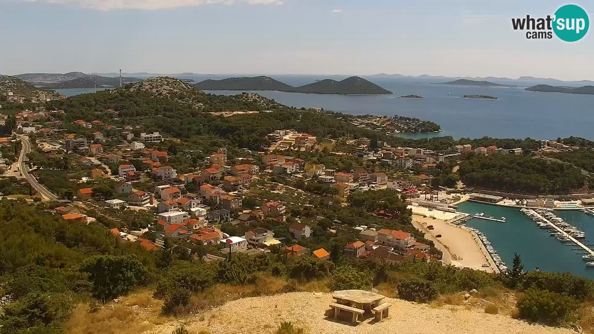 Webcam Pakoštane – Drage – Kornati – Vransko Jezero