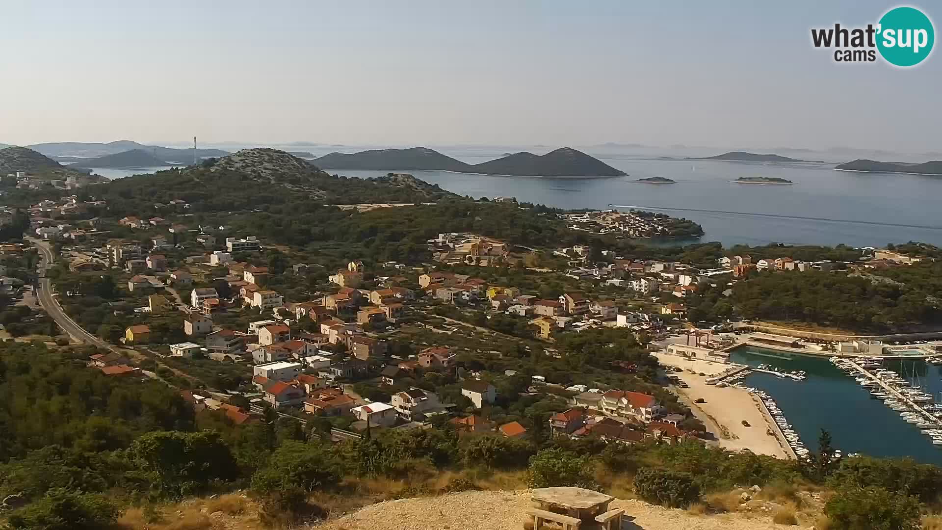 Webcam Pakoštane – Drage – Kornati – Vransko Jezero