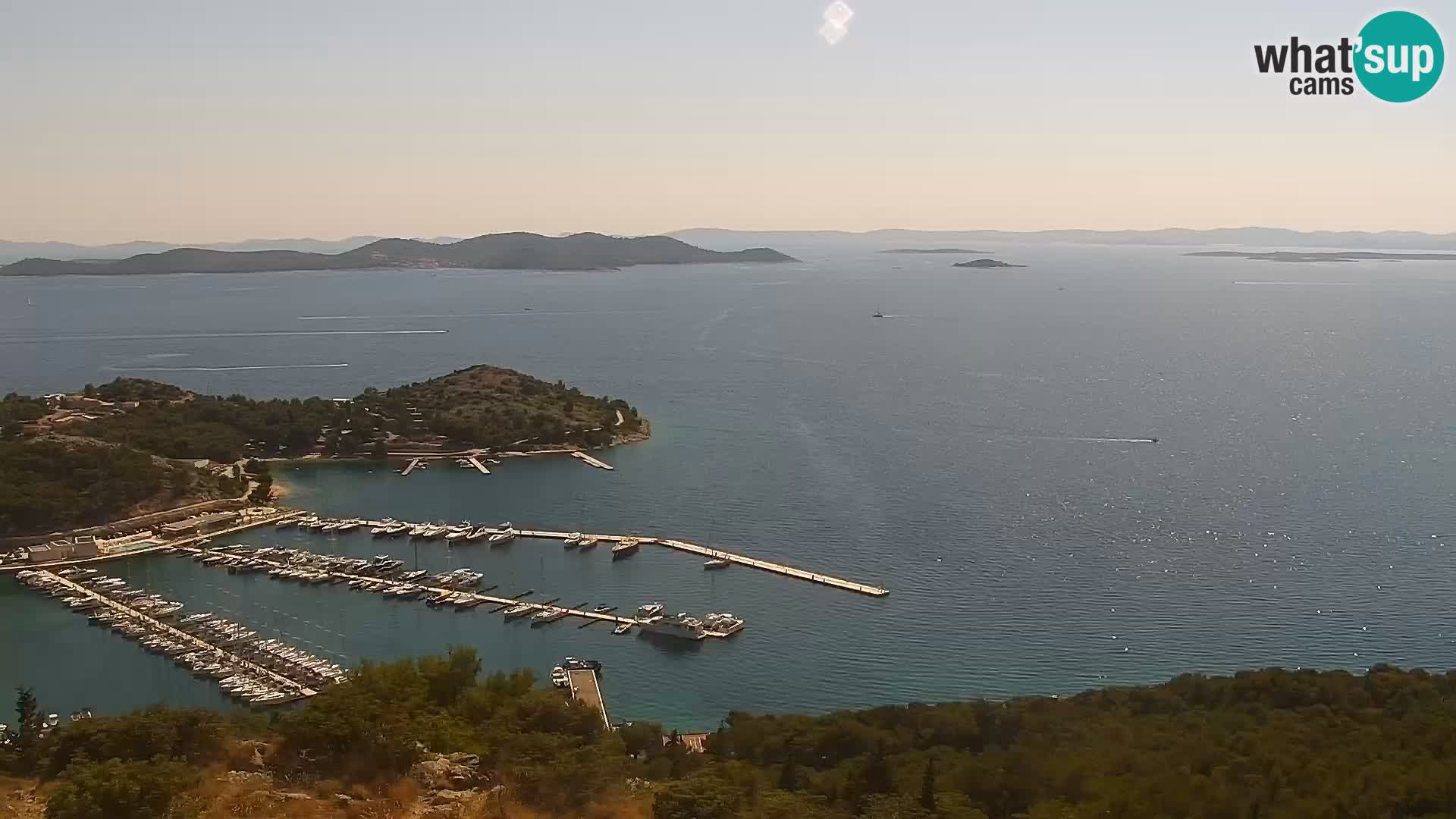 Webcam Pakoštane – Drage – Kornati – Vransko Jezero
