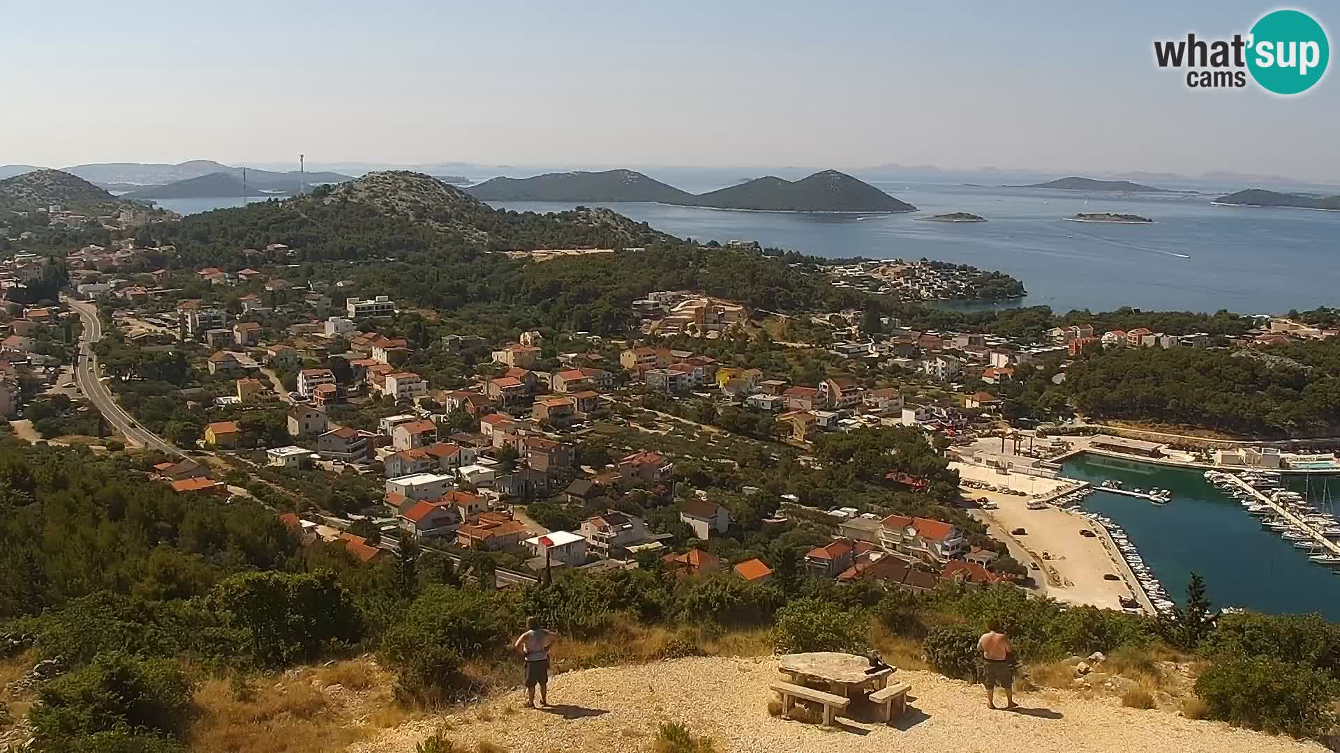 Spletna kamera Pakoštane – Drage – Kornati – Vransko Jezero