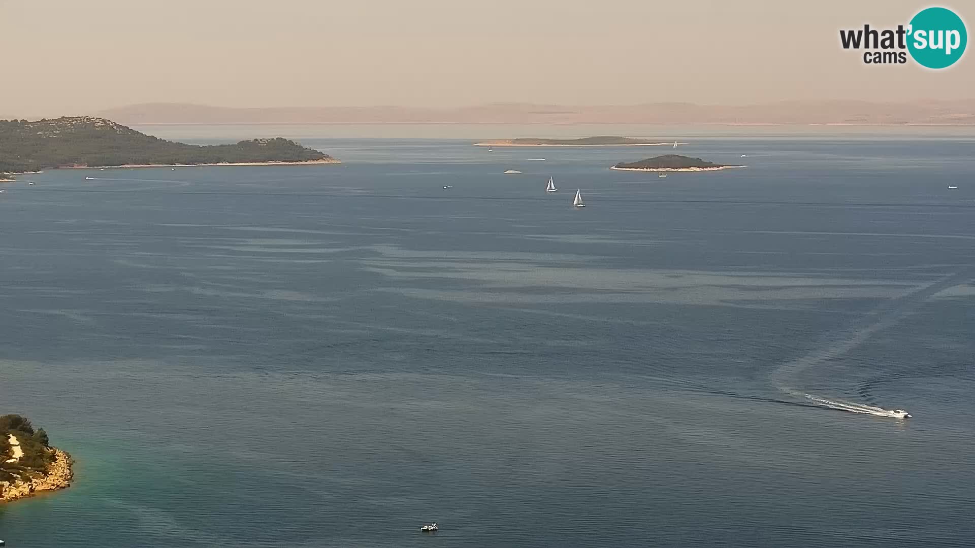 Spletna kamera Pakoštane – Drage – Kornati – Vransko Jezero