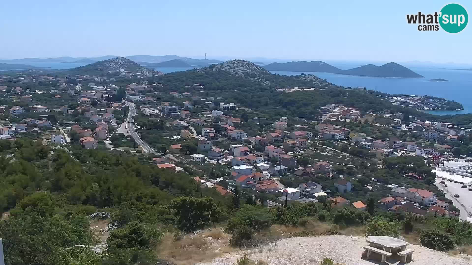 Webcam Pakoštane – Drage – Kornati – Vransko Jezero
