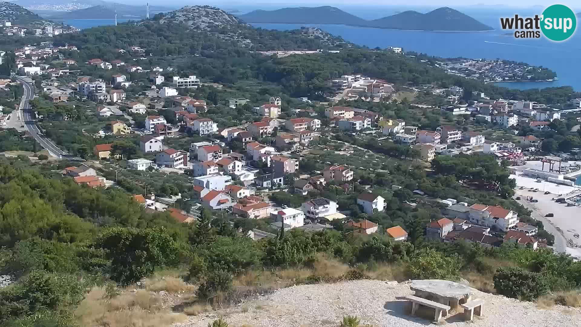 Spletna kamera Pakoštane – Drage – Kornati – Vransko Jezero