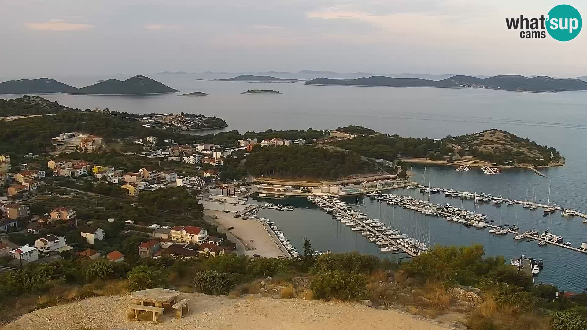 Livecam Pakoštane – Drage – Kornati – Vransko Jezero