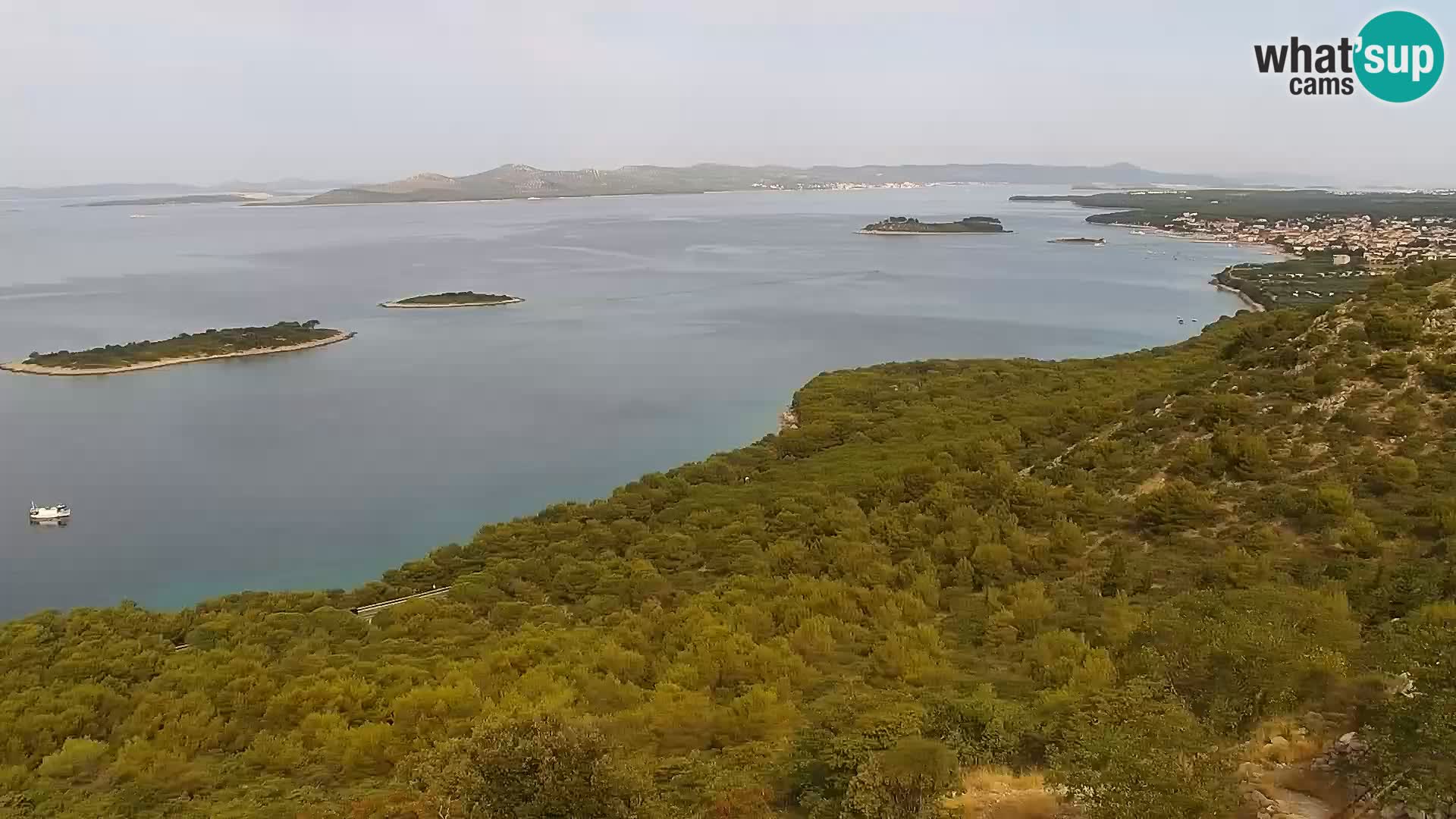 Webcam Pakoštane – Drage – Kornati – Vransko Jezero
