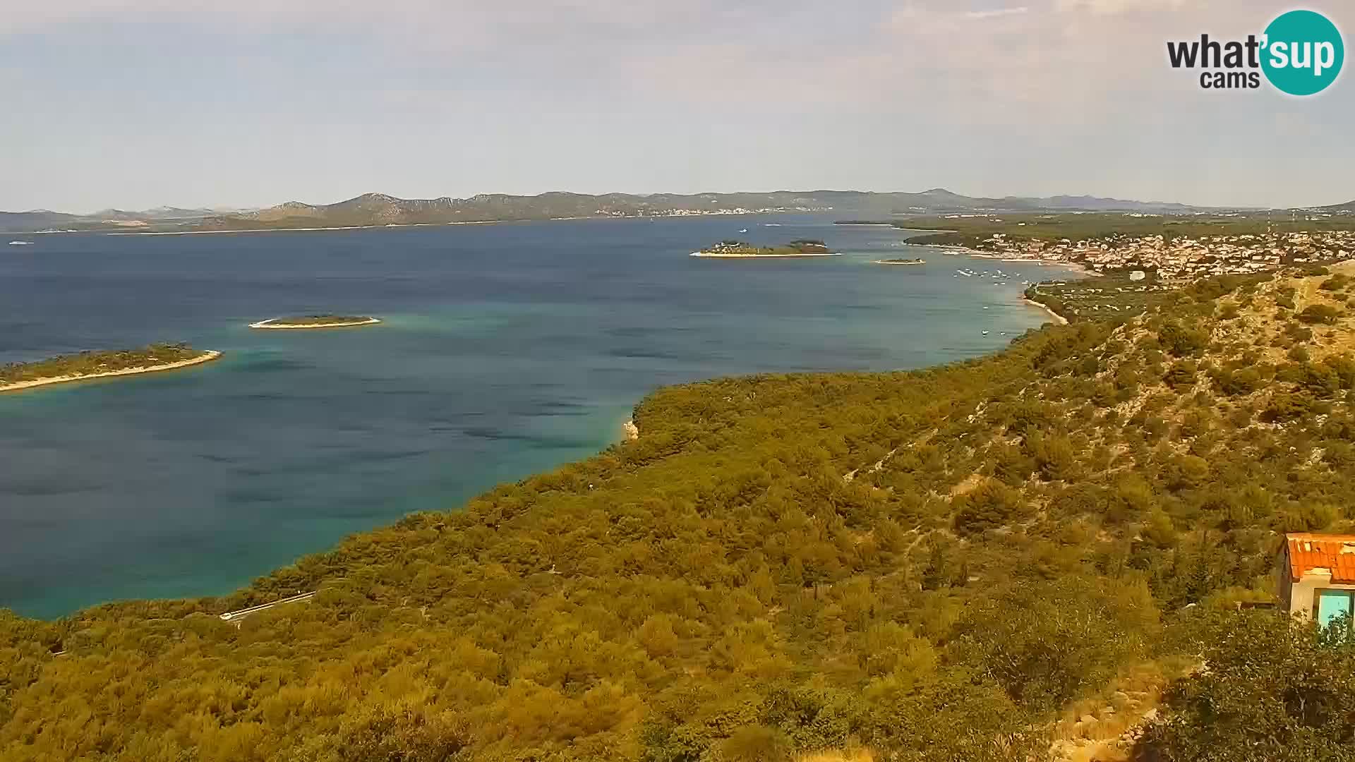 Webcam Pakoštane – Drage – Kornati – Vransko Jezero