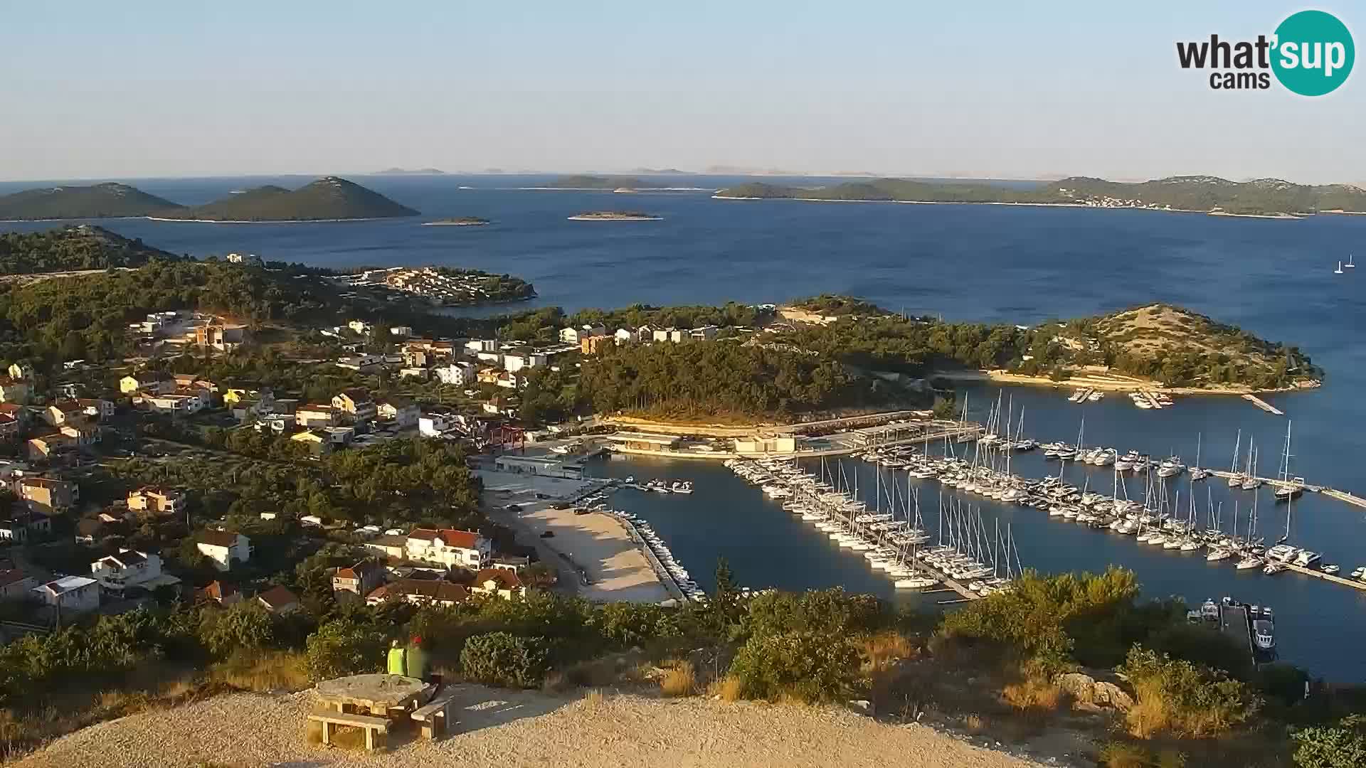 Webcam Pakoštane – Drage – Kornati – Vransko Jezero