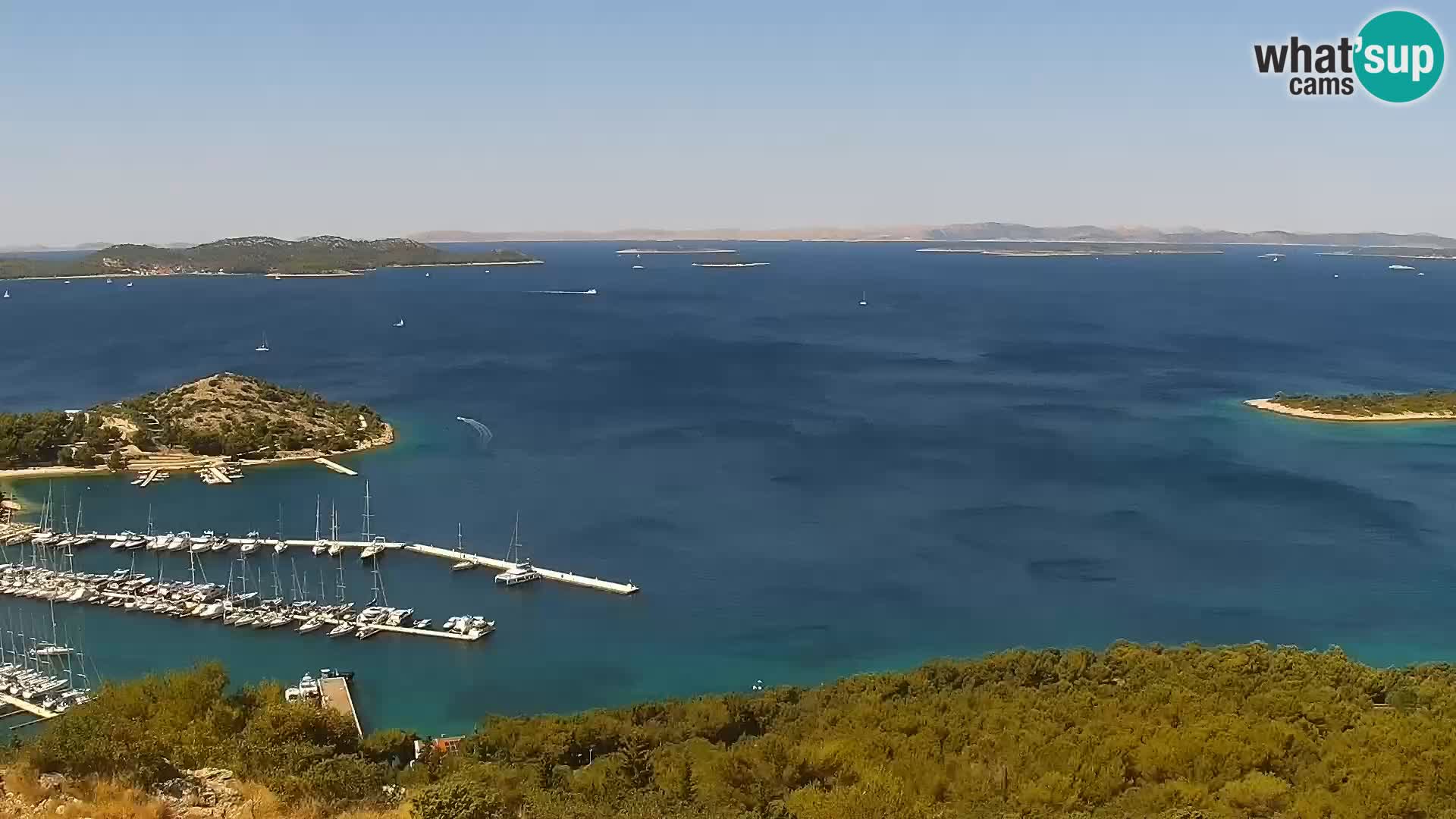 Livecam Pakoštane – Drage – Kornati – Vransko Jezero