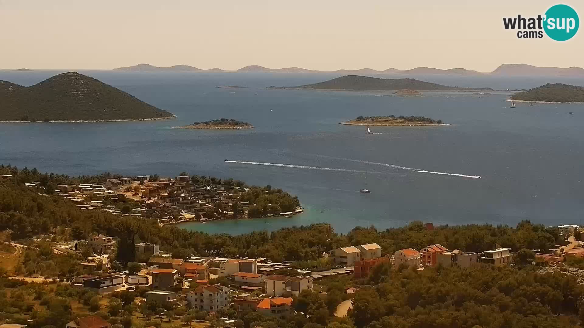 Webcam Pakoštane – Drage – Kornati – Vransko Jezero