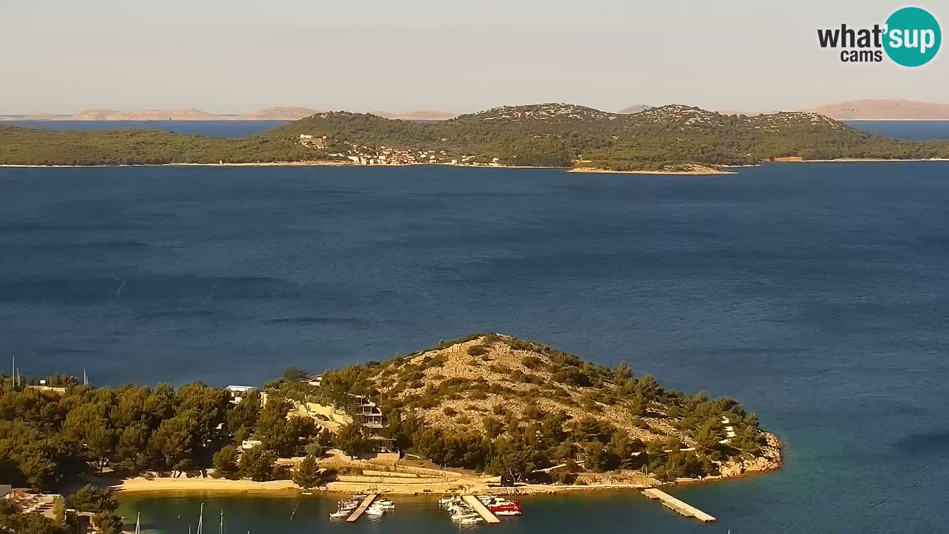 Spletna kamera Pakoštane – Drage – Kornati – Vransko Jezero