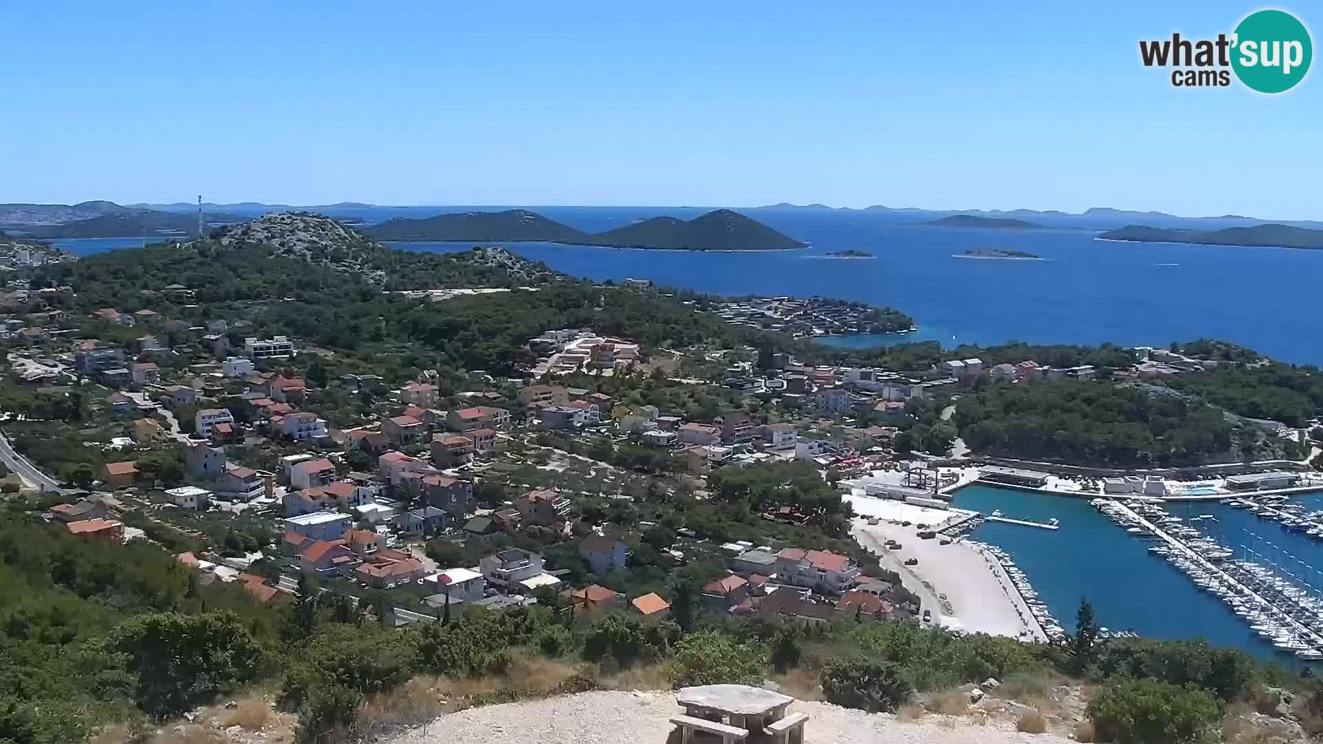 Webcam Pakoštane – Drage – Kornati – Vransko Jezero