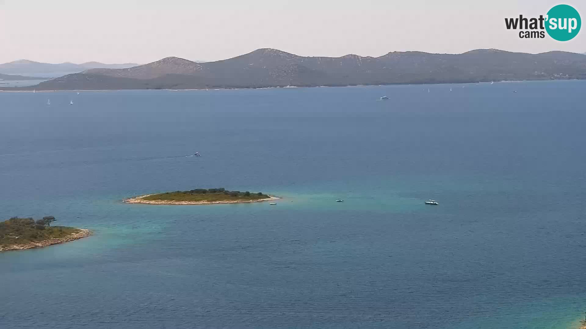 Spletna kamera Pakoštane – Drage – Kornati – Vransko Jezero