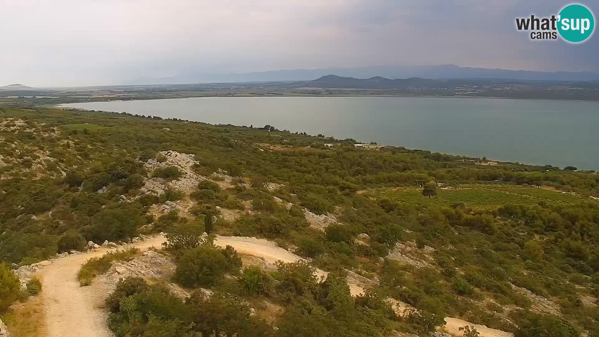 Spletna kamera Pakoštane – Drage – Kornati – Vransko Jezero