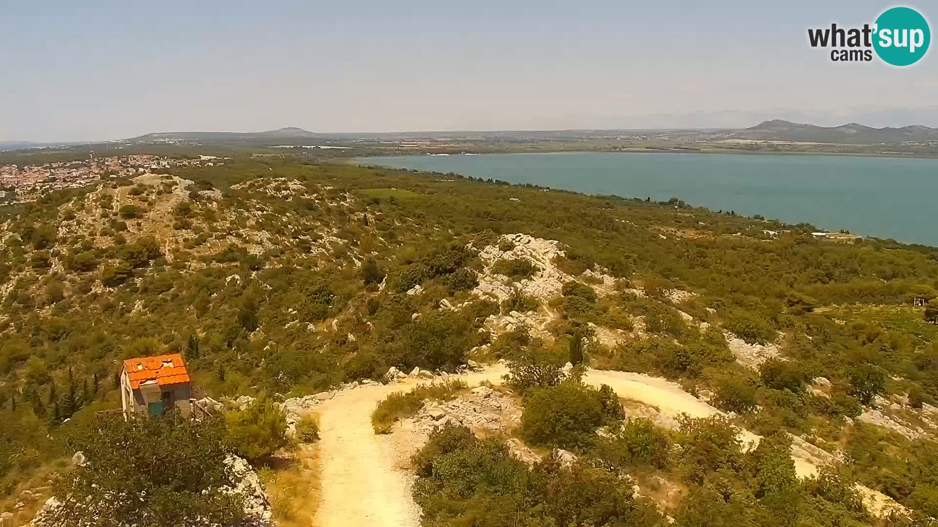 Spletna kamera Pakoštane – Drage – Kornati – Vransko Jezero