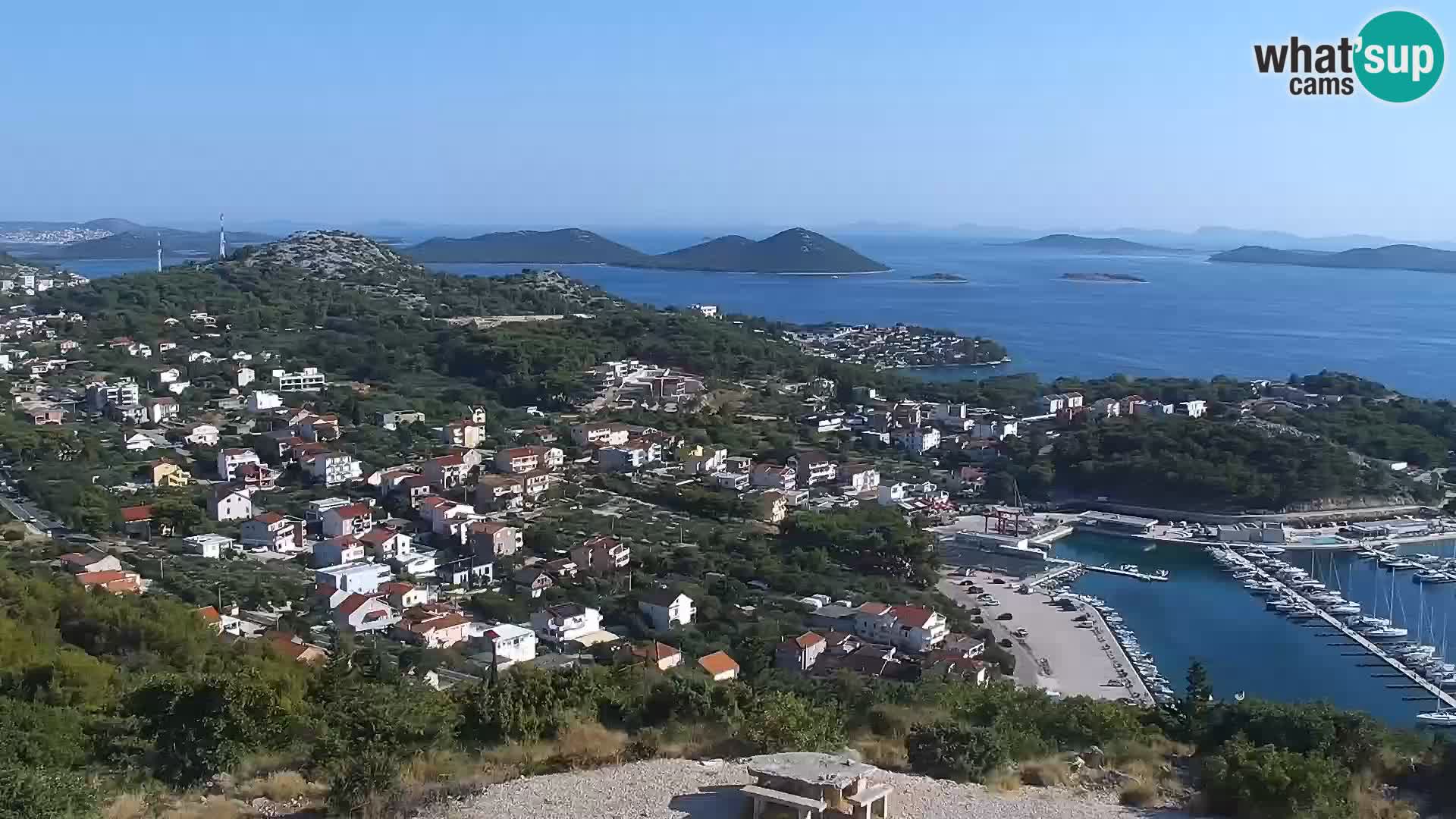 Webcam Pakoštane – Drage – Kornati – Vransko Jezero