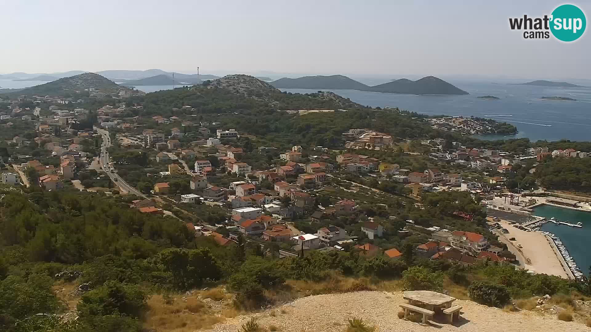 Webcam Pakoštane – Drage – Kornati – Vransko Jezero