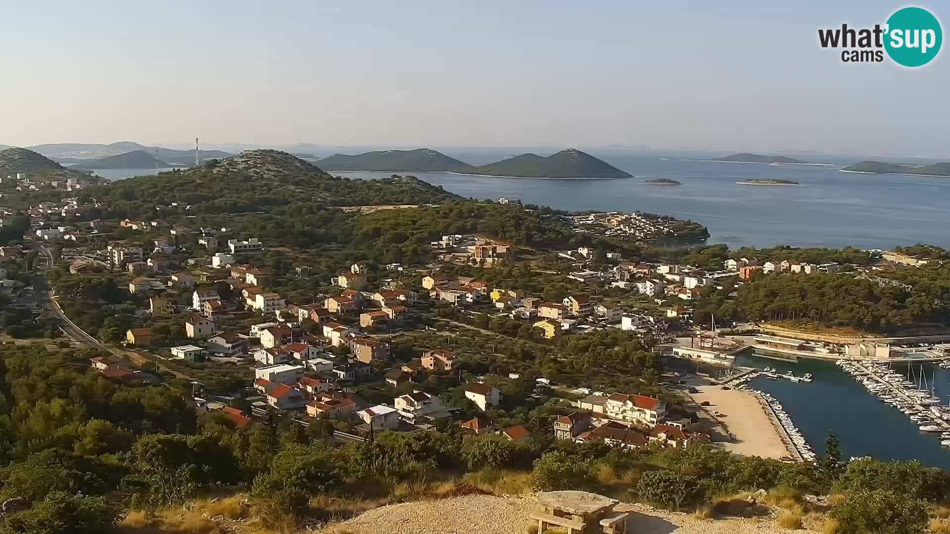Webcam Pakoštane – Drage – Kornati – Vransko Jezero