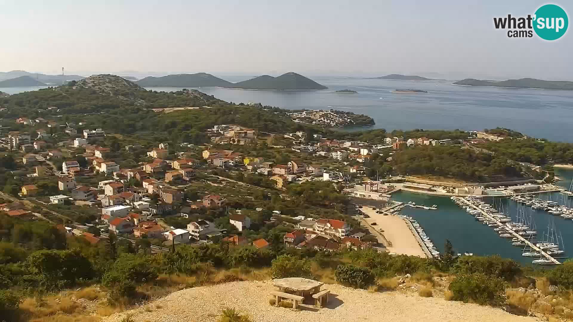 Webcam Pakoštane – Drage – Kornati – Vransko Jezero
