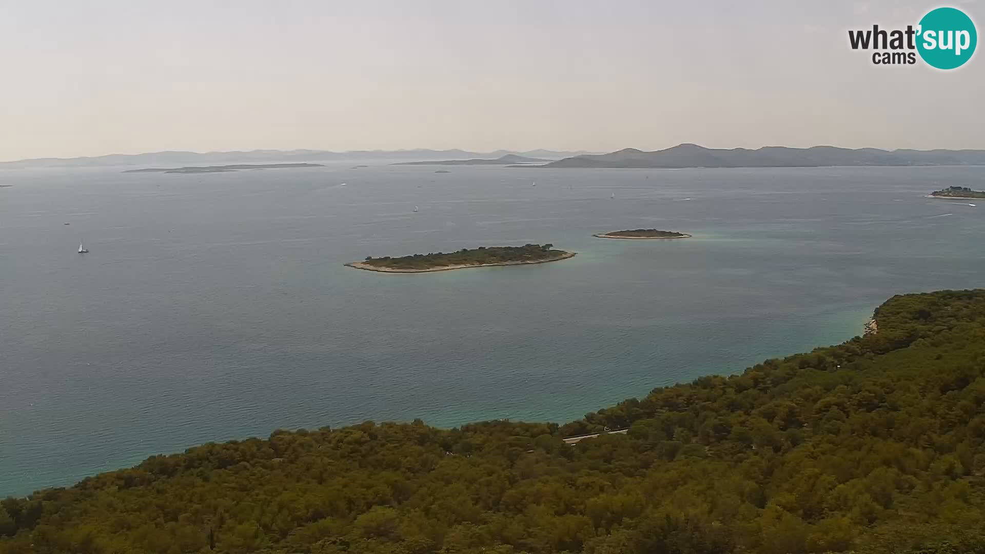 Webcam Pakoštane – Drage – Kornati – Vransko Jezero