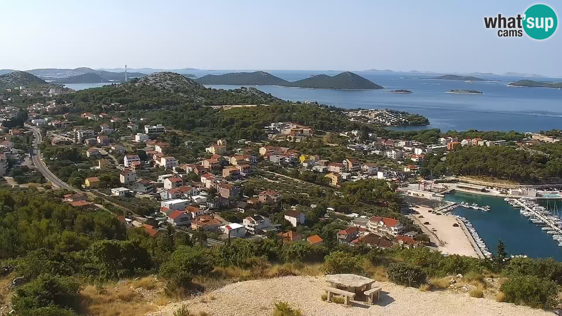Webcam Pakoštane – Drage – Kornati – Vransko Jezero