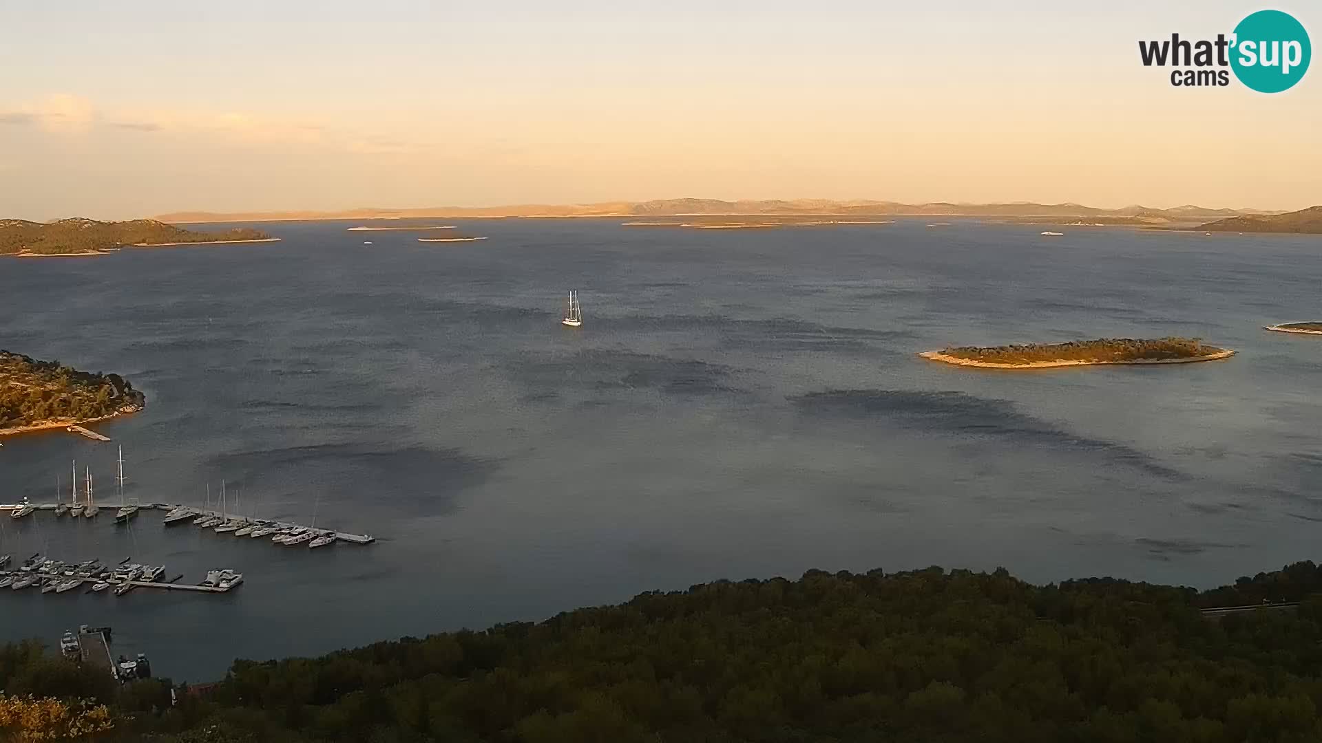 Webcam Pakoštane – Drage – Kornati – Vransko Jezero