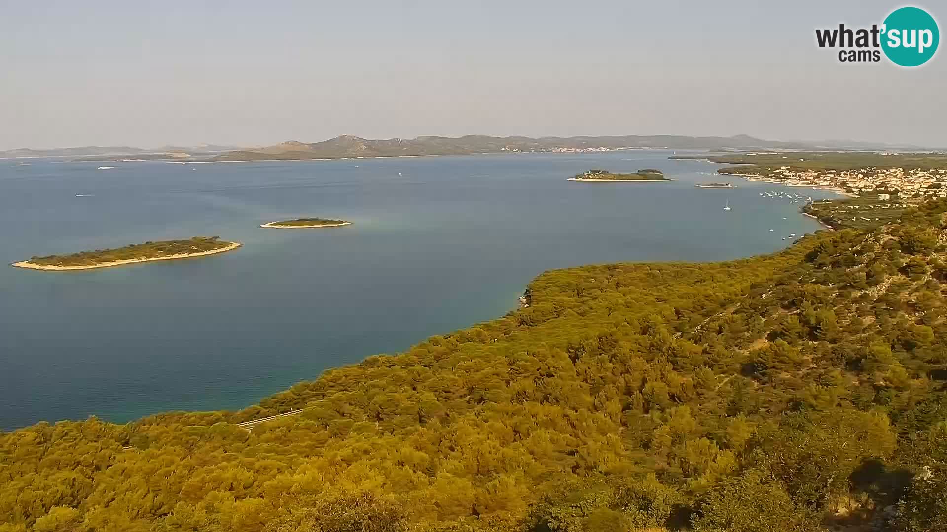 Webcam Pakoštane – Drage – Kornati – Vransko Jezero