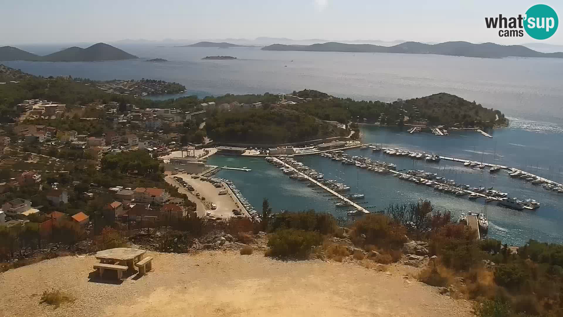 Webcam Pakoštane – Drage – Kornati – Vransko Jezero