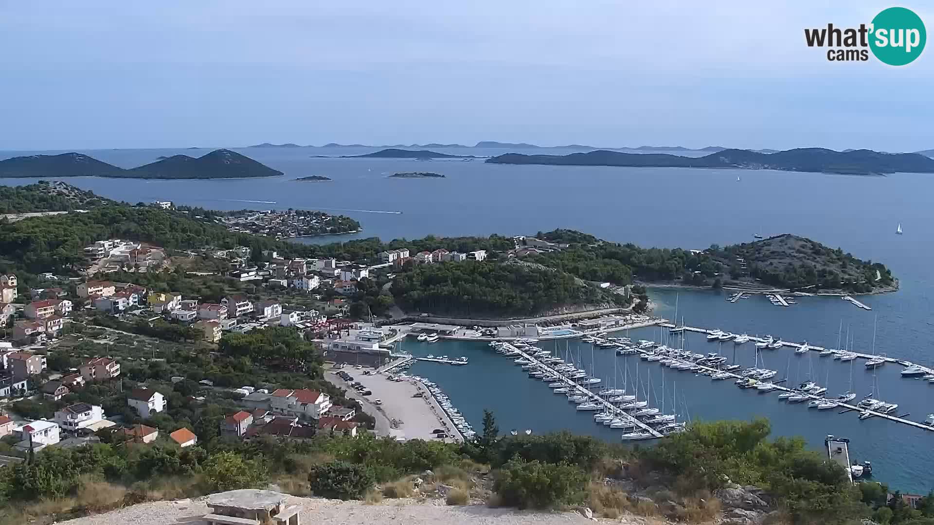 Spletna kamera Pakoštane – Drage – Kornati – Vransko Jezero