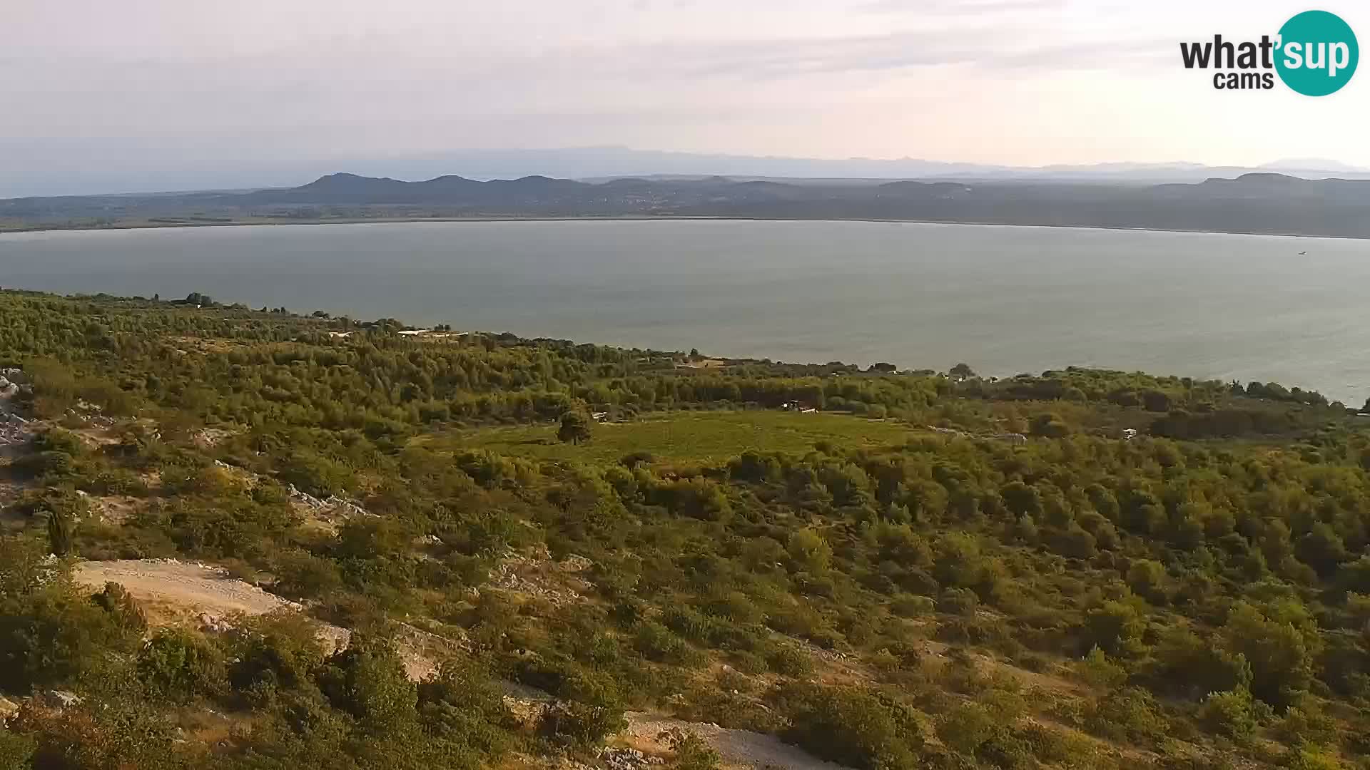Spletna kamera Pakoštane – Drage – Kornati – Vransko Jezero